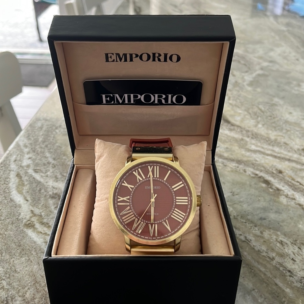 Emporio Armani silicone watch